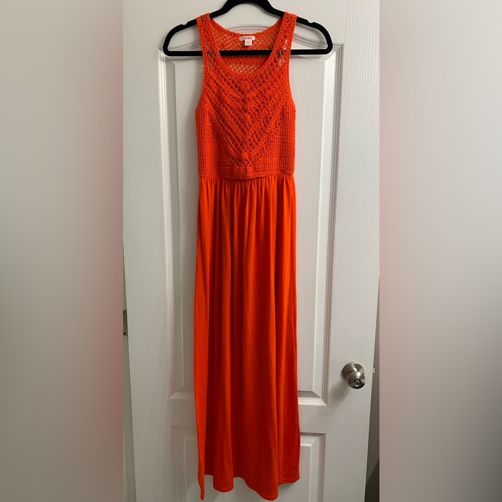 Xhilaration crochet top maxi dress